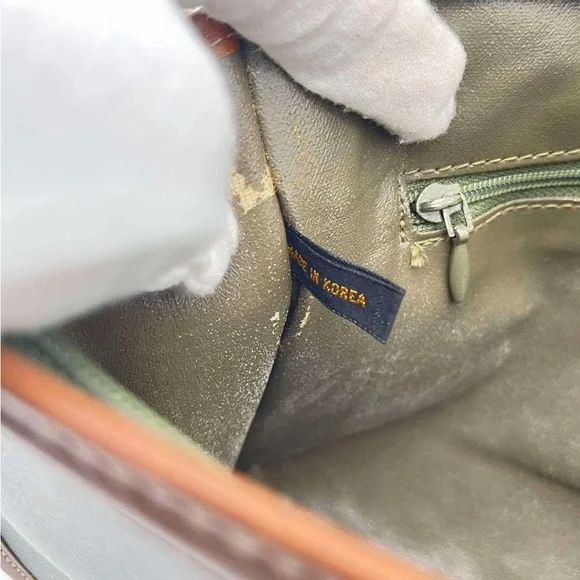 Dior Vintage Leather & Canvas Pouch - Free Gift Included